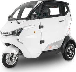 Bili Bike Skuter elektryczny zabudowany MICRO CAR BILI BIKE ECO3 J1 LIT 105Ah, 45km/h biały