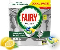 Fairy FAIRY Kapsułki Do Zmywarki Platinum All in One Lemon 96 szt.