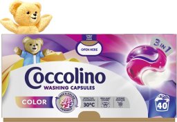 Coccolino  Coccolino Color Kapsułki 3w1 Do Prania Kolorowych Tkanin 40 Prań