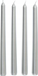 Atmosphera Komplet satynowych świec, 4 sztuki, 25 cm
