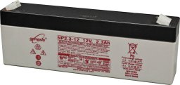 Enersys Yuasa 12V 2300mAh, Lead-Acid, 2300 mAh, Universel, 12 V, Sort, Hvid