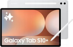 Tablet Samsung Galaxy Tab S10+ 12.4" 256 GB 5G Srebrny (SM-X826BZSREUE)