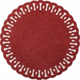 Hanipol Podstawka pod talerz, brokatowa, Ø 38 cm