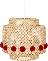 Atmosphera Lampa wisząca LIBY BAMB z ażurowym kloszem z bambusa, Ø 40 cm