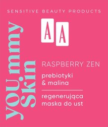 Alkotest AA_You.mmy Skin regenerująca maska do ust Raspberry Zen 10g