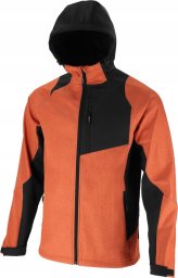 Kurtka męska PRO Kurtka softshell z kapt. ceglasto-czarna, "m", ce, lahti