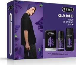 Sarantis STR 8 Zestaw prezentowy Game (Woda po goleniu 100ml+Deo spray 150ml+Żel pod prysznic 250ml)