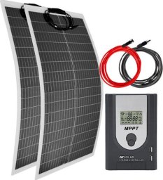 SolarFam Zestaw solarny elastyczny 300W 12V MPPT 30A