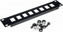 Equip Equip Patchpanel 10" mit Keystone Montage  1U, schwarz