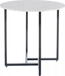 Signal Stół ALTO II FI80 biały efekt marmuru/czarny