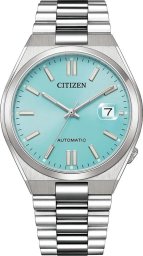 Zegarek Citizen ZEGAREK MĘSKI CITIZEN Tsuyosa Turquoise Blue NJ0151-88M - AUTOMAT SZAFIR