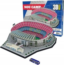 Skibi Puzzle 3D Stadion Piłkarski Fc Barcelona Camp Nou La Liga Messi Duży 69 El.