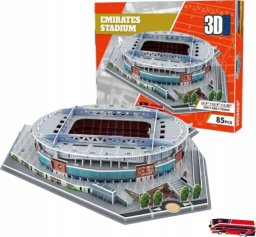 Skibi Puzzle 3D Stadion Piłkarski Arsenal Londyn Emirates Stadium Duży 85 El.