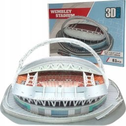 Skibi Puzzle 3D Stadion Piłkarski Wembley Reprezentacja Anglii Londyn Duży 81 El.