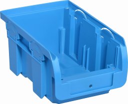 AllIT Pojemnik magazynowy, warsztatowy nr 2- 157x100x74  mm. Mały niebieski
