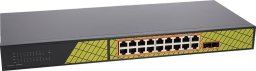 Switch VidLine Switch ViDi-G1622GB 16x PoE 1000Mb/s 2x PoE 802.3.bt 60W 2x Up-Link 1000Mb/