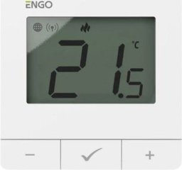 Engo Internetowy, natynkowy reglator temperatury ZigBee/868MHz, 230V, biały