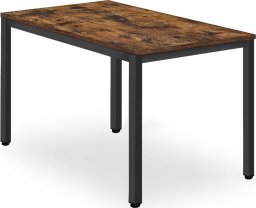 Leobert Stół TESSA 120cm x 60cm - rustykalny / czarne nogi