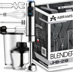 Blender Abrams BLENDER RĘCZNY MIKSER WIELOFUNKCYJNY TRYB TURBO 1500 W OSTRZA TYTANOWE 7W1