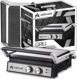 Grill elektryczny Abrams GRILL OPIEKACZ TOSTER ELEKTRYCZNY 3W1 Z REGULACJĄ TEMPERATURY TIMEREM MOCNY