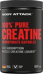 Body Attack BODY ATTACK 100% Pure Creatine - 600caps