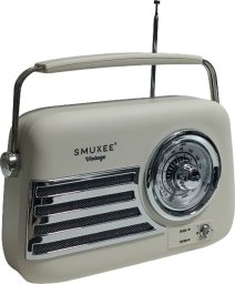 Głośnik Smukee Radio kuchenne RETRO z Bluetooth - Kremowe