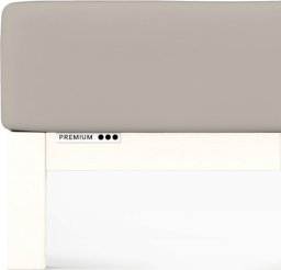 Schlaf-Gut Prześcieradło Schlafgut Premium 180x200-200x220 Sand Mid 496 - XL