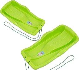 Enero Sanki zimowe rekreacyjne plastikowe zielone 1064840