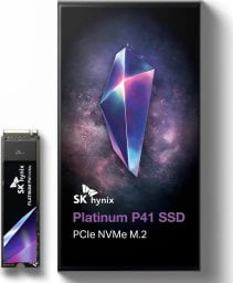 Dysk SSD Hynix SK Hynix Platinum P41 SSD | 500 GB | SSD form factor M.2 2280 | Solid-state drive interface PCIe Gen4x4 | Read speed 7000 MB/s | Write speed 4700 MB/s