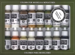 Vallejo Vallejo: 70.141 - Model Color - Effects - Earth Tones (16 x 18 ml)