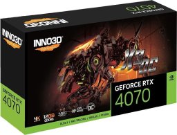 Karta graficzna Inno3D INNO3D GeForce RTX 4070 X3 OC, 12288 MB GDDR6