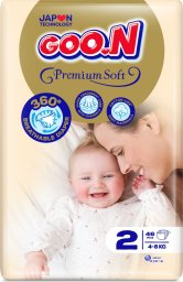 Go On GOO.N Premium Soft Diaper Tape _Size 2, 46 pcs., 4-8 kg