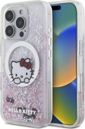 HelloKitty Hello Kitty HKHMP16LLSWKH iPhone 16 Pro   6.3" biały/white hardcase Liquid Glitter Sweet Kitty Bows MagSafe