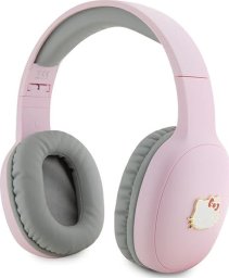 Słuchawki HelloKitty Hello Kitty słuchawki nauszne Bluetooth HKBHA1BKHLMP różowe/pink Metal Logo