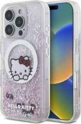 HelloKitty Hello Kitty HKHMP16XLSWKH iPhone 16 Pro   Max 6.9" biały/white hardcase Liquid Glitter Sweet Kitty Bows MagSafe