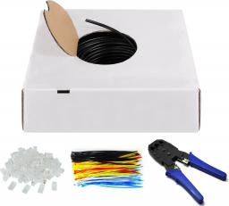  MicroConnect Zestaw Kabel U/UTP, CAT6 100m, zaciskarka, wtyczki, opaski (KAB033-100)