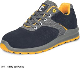 CERVA GRIMMA O1 SR - Półbuty z wkładką antystatyczną podeszwa PU/PU wykonana z poliuretanu podwójnej gęstości Cholewka ze skóry zamszowej 45