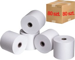 Pako Rolka Termiczna PAPIRUS II 57mm x 80m - BPA FREE (RT5780) - 80 szt.