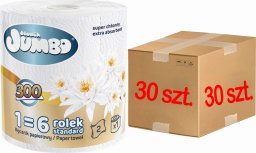 Jumbo Ręcznik papierowy 1R SŁONIK JUMBO MAXI 300 list 2W - 30 szt.