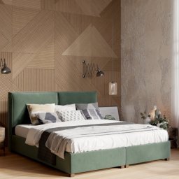 Bofurniture Łóżko Hamilton Kontynentalne 180x200 cm, Grupa Premium, Pojemnik: Tak