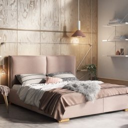 Bofurniture Łóżko Hamilton 200x200 cm, Grupa Premium, Pojemnik: Tak