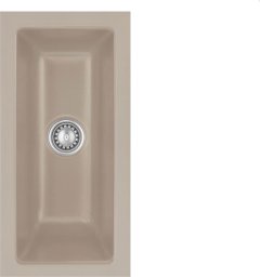 Zlewozmywak SYSTEMCERAM Systemceram Mera 16 U Fango, zlewozmywak ceramiczny, korek manualny
