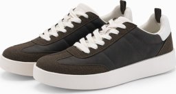  Ombre Oldschoolowe sneakersy męskie na grubej podeszwie  ciemnobrązowe V3 OM-FOSL-0170 43