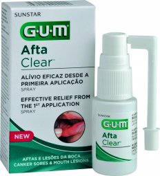 Sun Star Sunstar GUM, Afta Clear Spray 2420, 15 ml - Długi termin ważności!