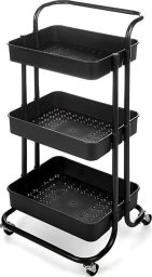 Kinvara Regał na kółkach ESSENTIALS, 42 x 35,5 x 86 cm