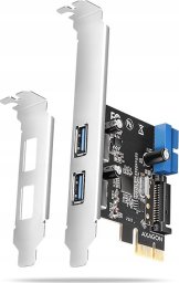 Kontroler Axagon AXAGON PCEU-232RS, kontroler PCIe, 2+2x port USB 5Gbps, zasilanie SATA, Renesas PD720201, SP i LP