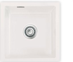 Zlewozmywak SYSTEMCERAM Systemceram Mera 40 U Gronland, zlewozmywak ceramiczny, korek manualny