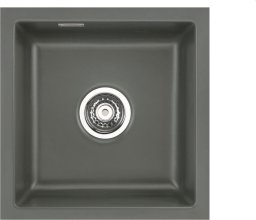 Zlewozmywak SYSTEMCERAM Systemceram Mera 40 U Lava, zlewozmywak ceramiczny, korek manualny