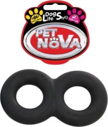 Pet Nova PET NOVA - Podwójne ringo czarne dla psa 22cm, o aromacie wanilii