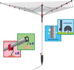 Suszarka na pranie Vileda Sun Lift Plus 60